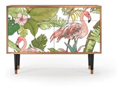 Aparador - 115x85x48 cm - BS4 - Sweet Flamingo, Nogal