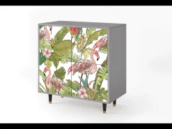 Aparador - 94x96x48 cm - BS3 - Sweet Flamingo, Gris