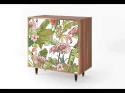Aparador - 94x96x48 cm - BS3 - Sweet Flamingo, Nogal