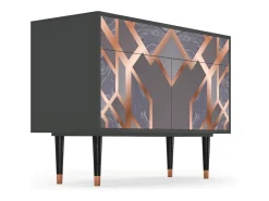 Aparador - 115x85x48 cm - BS4 - Taupe Anatomy, Antracita