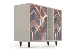 Aparador - 125x98x48 cm - BS2 - Taupe Anatomy, Arena