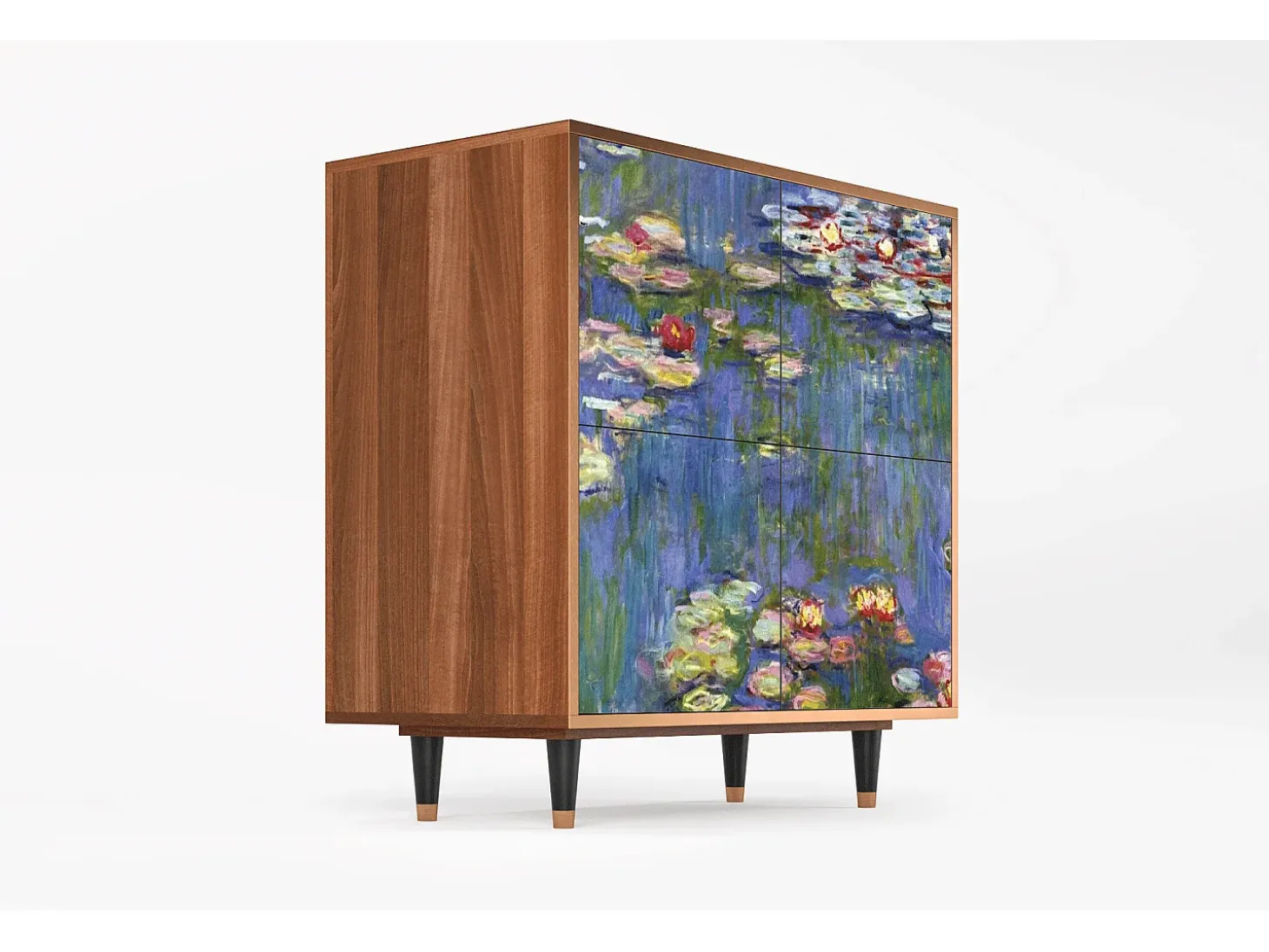 Aparador - 94x96x48 cm - BS3 - The water lily pond , Nogal