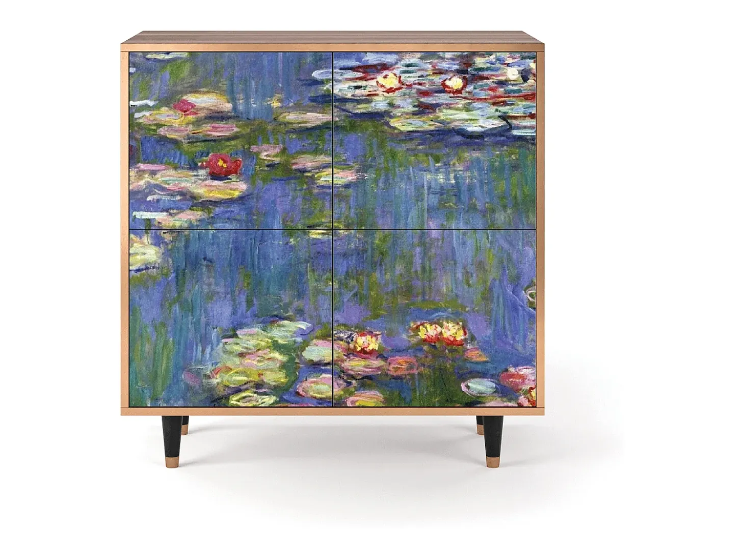 Aparador - 94x96x48 cm - BS3 - The water lily pond , Nogal