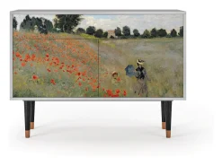 Aparador - 115x85x48 cm - BS4 - The Poppy Field , Gris