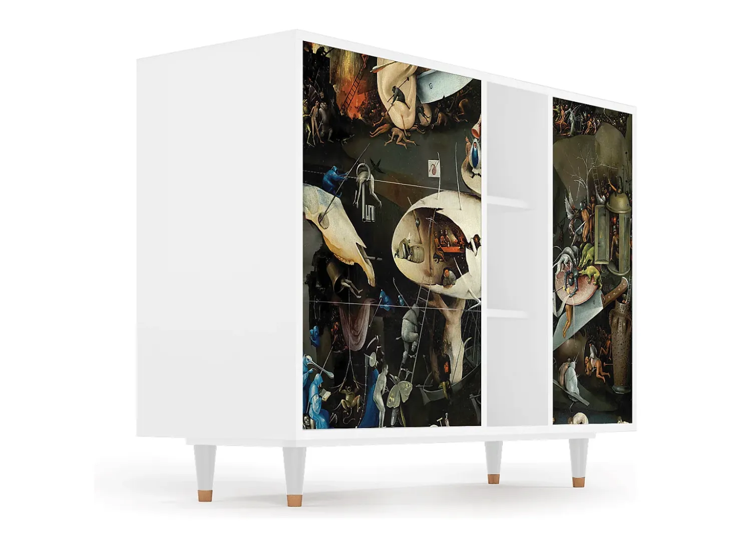 Aparador - 125x98x48 cm - BS2 - The Garden 2, Blanco