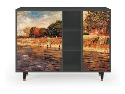Aparador - 125x98x48 cm - BS2 - The Banks, Antracita