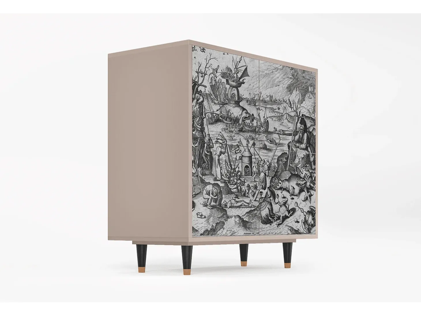 Aparador - 94x96x48 cm - BS3 - The Temptation, Latte