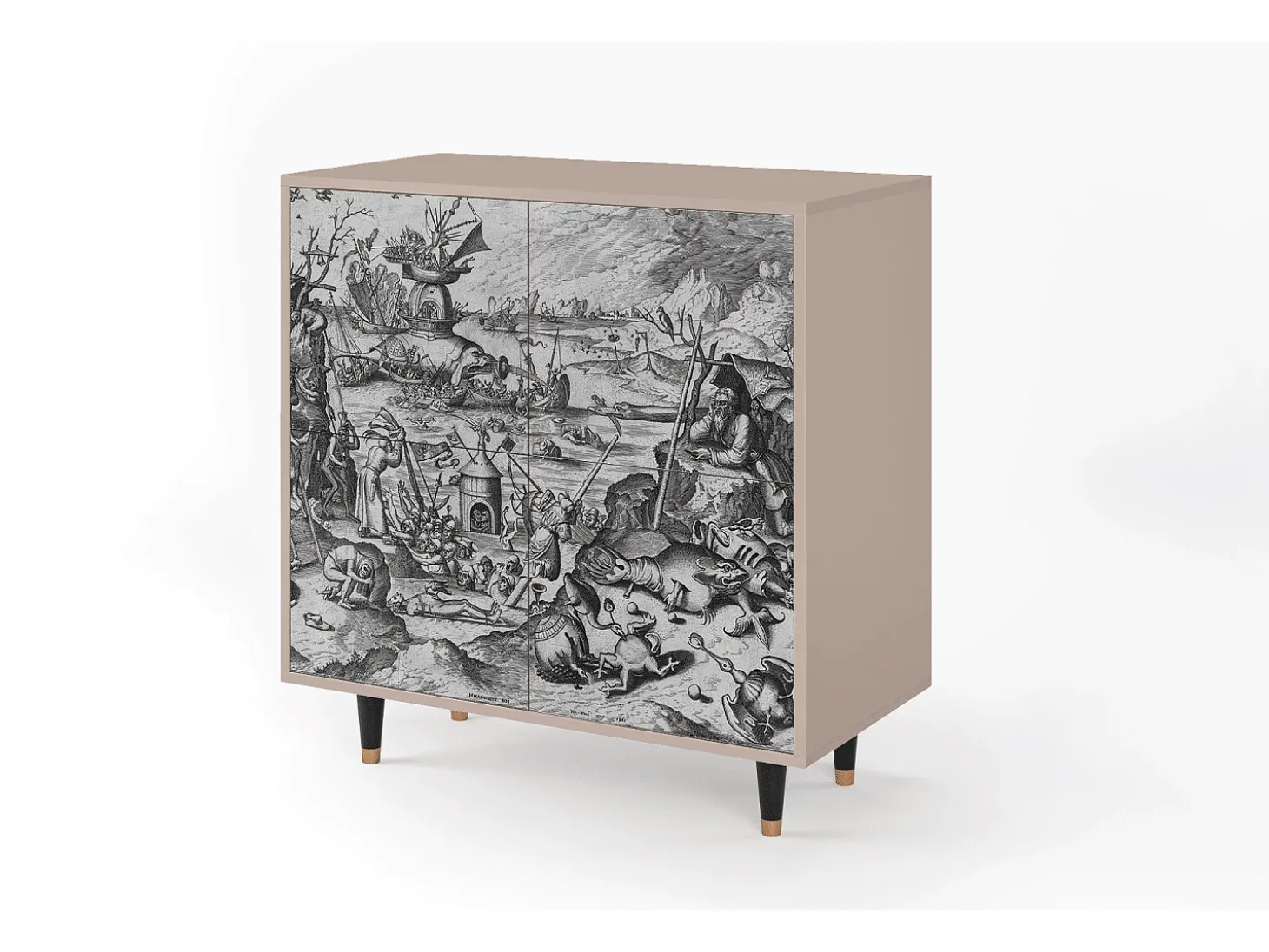Aparador - 94x96x48 cm - BS3 - The Temptation, Latte