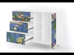Aparador - 125x98x48 cm - BS2 - The water lily pond , Blanco