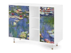 Aparador - 125x98x48 cm - BS2 - The water lily pond , Blanco
