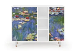 Aparador - 125x98x48 cm - BS2 - The water lily pond , Blanco
