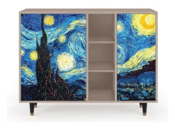 Aparador - 125x98x48 cm - BS2 - The Starry Night , Latte