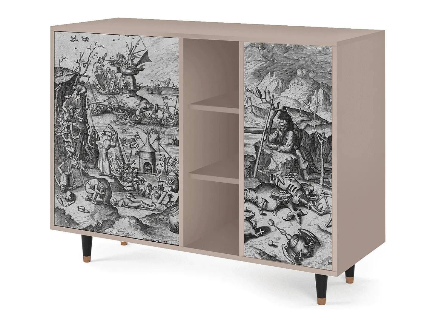 Aparador - 125x98x48 cm - BS2 - The Temptation, Latte