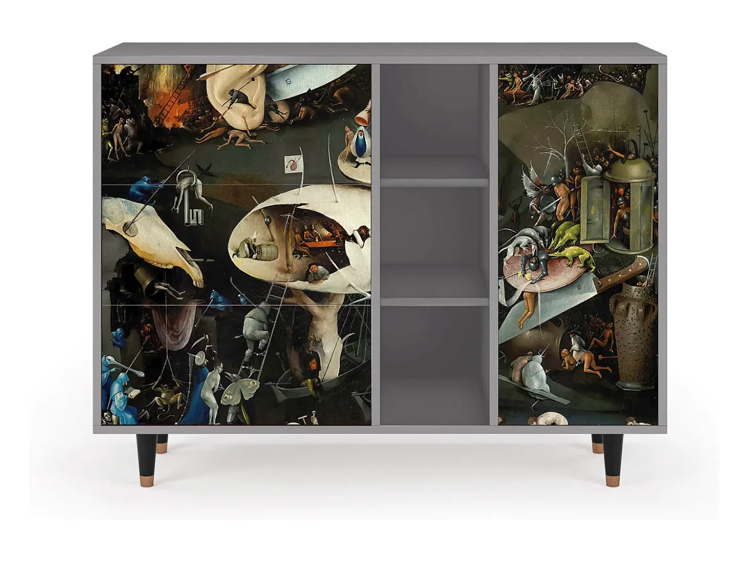 Aparador - 125x98x48 cm - BS2 - The Garden 2, Gris