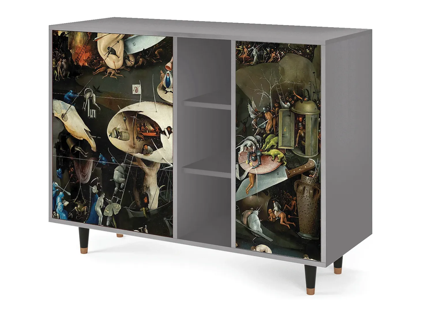 Aparador - 125x98x48 cm - BS2 - The Garden 2, Gris
