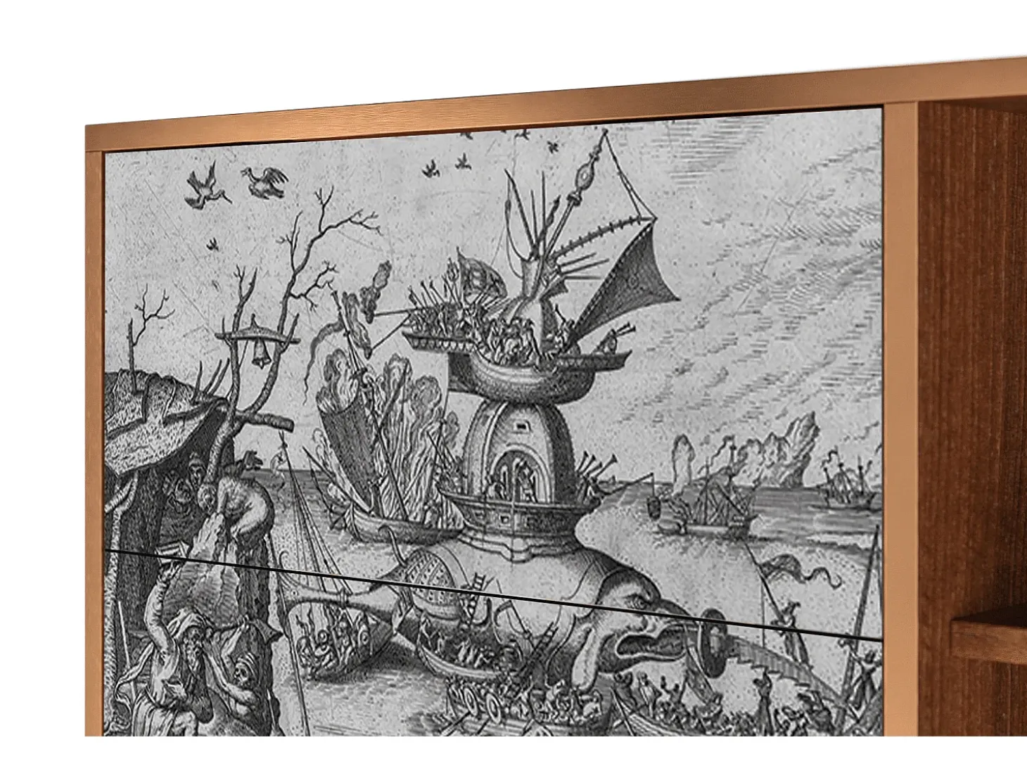 Aparador - 125x98x48 cm - BS2 - The Temptation, Nogal