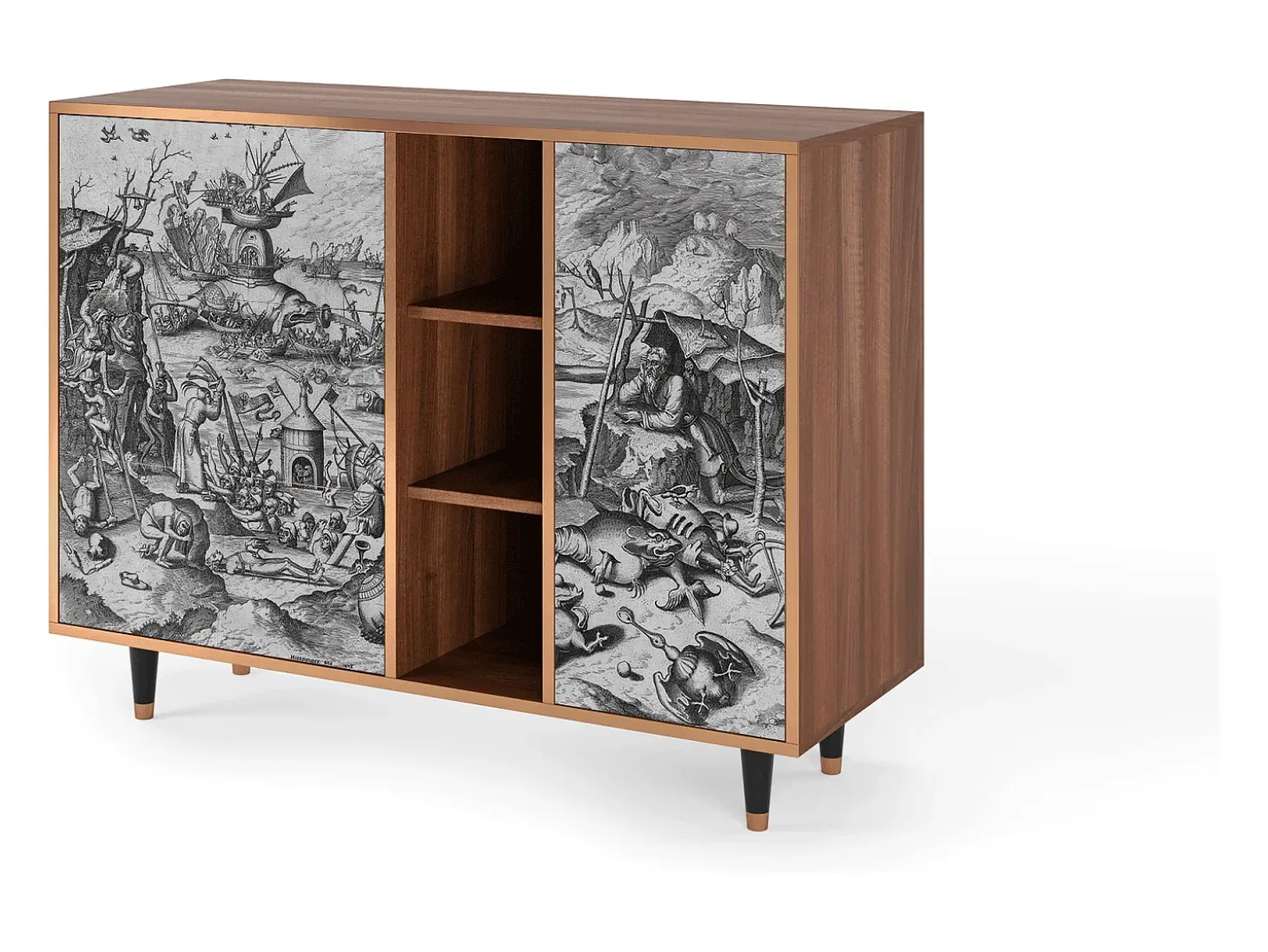 Aparador - 125x98x48 cm - BS2 - The Temptation, Nogal
