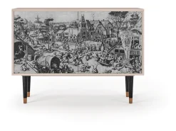 Aparador - 115x85x48 cm - BS4 - The Festival of Saint, Latte