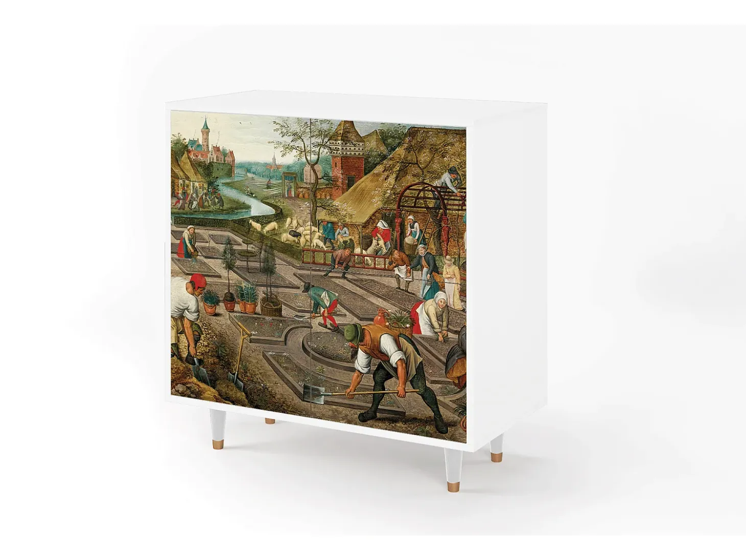 Aparador - 94x96x48 cm - BS3 - The Younger - Spring, Blanco