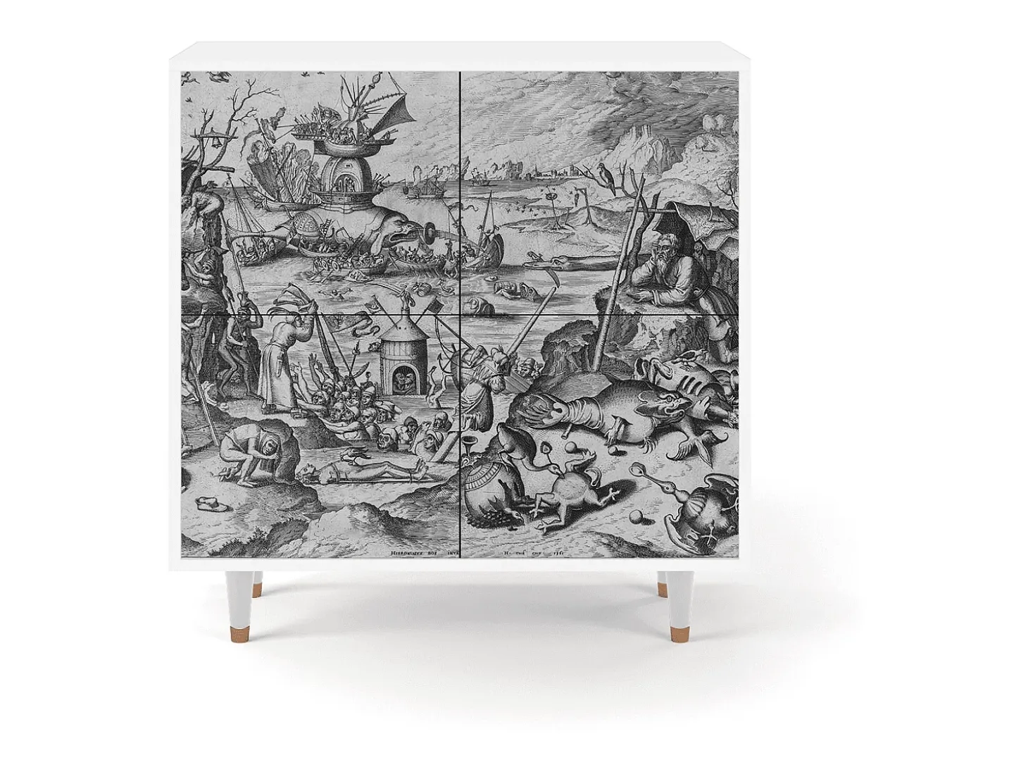Aparador - 94x96x48 cm - BS3 - The Temptation, Blanco