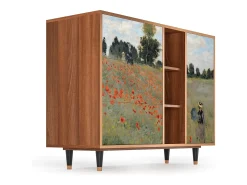 Aparador - 125x98x48 cm - BS2 - The Poppy Field , Nogal