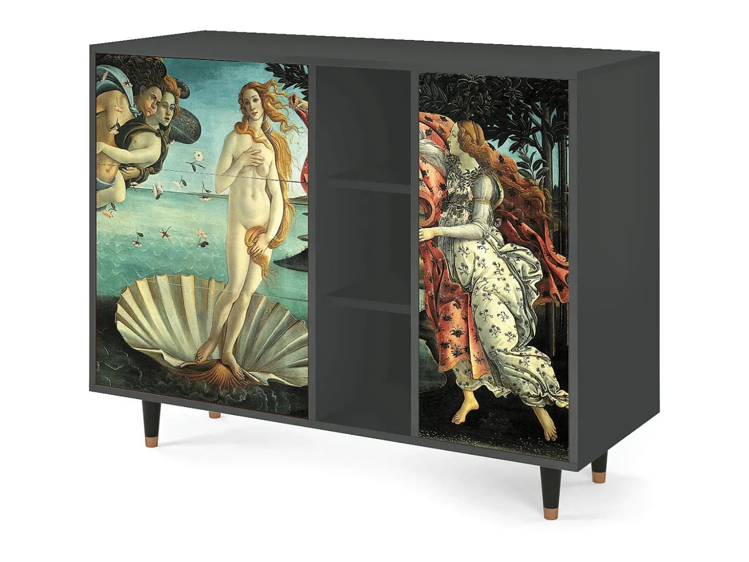 Aparador - 125x98x48 cm - BS2 - The Birth of Venus, Antracita