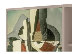 Aparador - 125x98x48 cm - BS2 - The Cubist Paintings , Latte