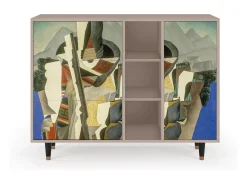 Aparador - 125x98x48 cm - BS2 - The Cubist Paintings , Latte
