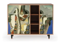 Aparador - 125x98x48 cm - BS2 - The Cubist Paintings , Nogal