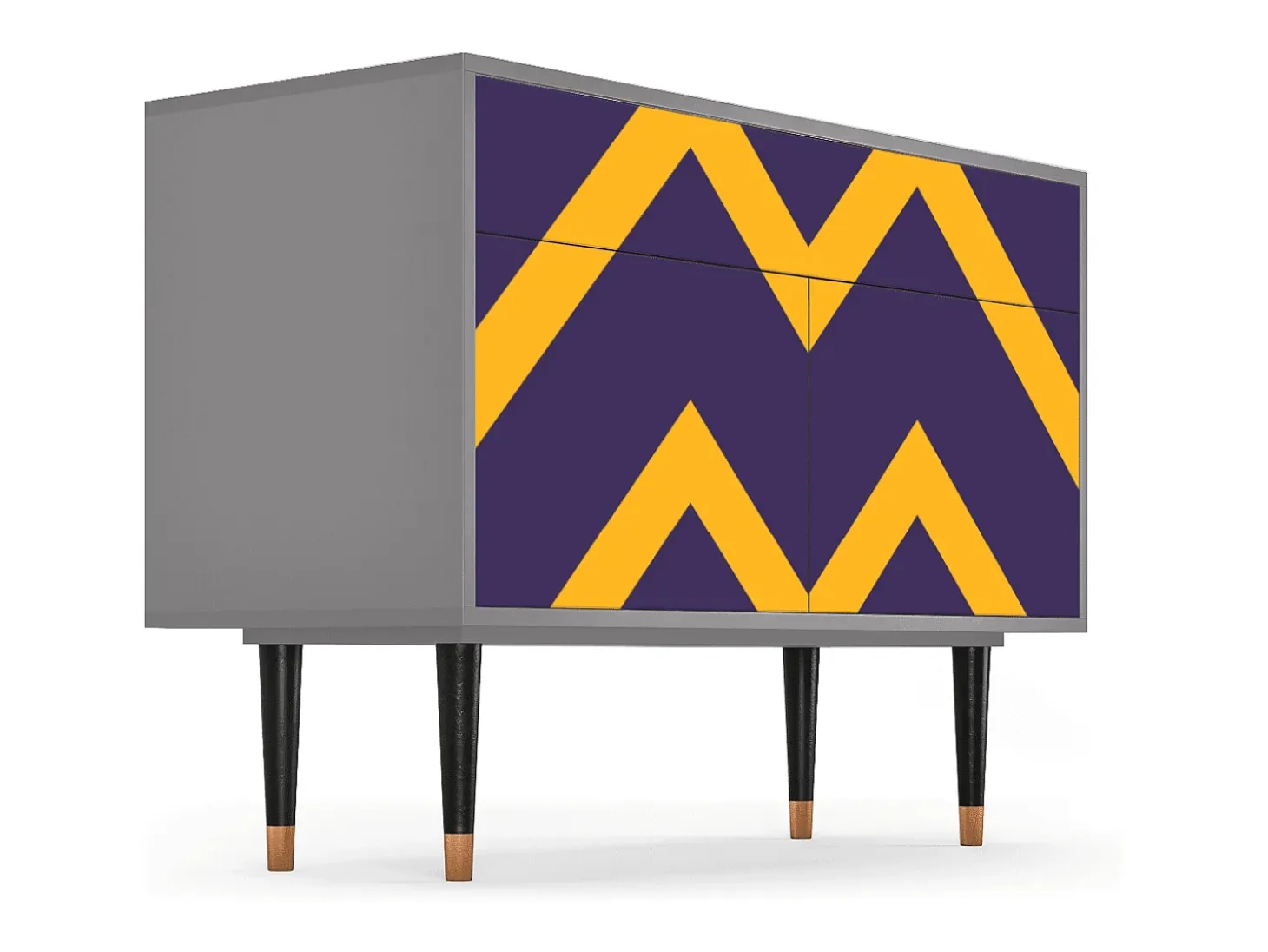 Aparador - 115x85x48 cm - BS4 - The Brightest Way, Gris