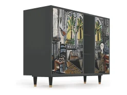 Aparador - 125x98x48 cm - BS2 - The Studio , Antracita