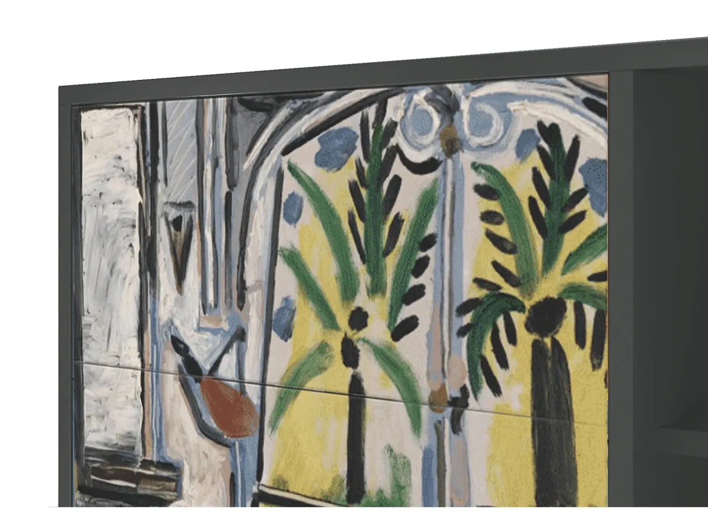 Aparador - 125x98x48 cm - BS2 - The Studio , Antracita