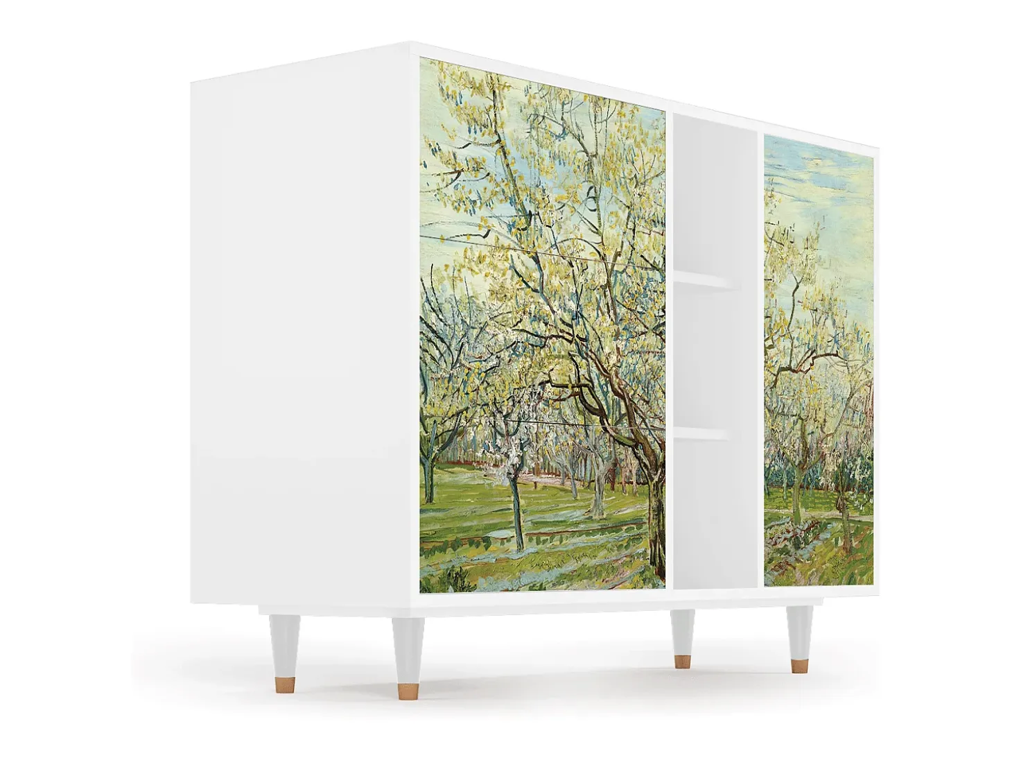 Aparador - 125x98x48 cm - BS2 - The Blanco Orchard, Blanco