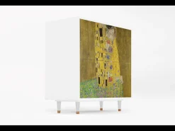 Aparador - 94x96x48 cm - BS3 - The Kiss by Klimt , Blanco