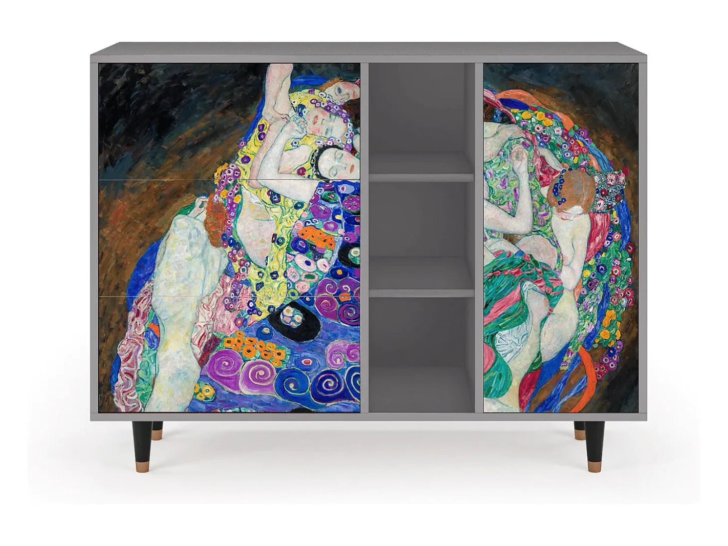 Aparador - 125x98x48 cm - BS2 - The Maiden by Klimt, Gris