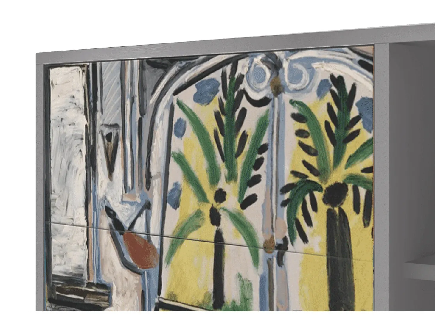 Aparador - 125x98x48 cm - BS2 - The Studio , Gris