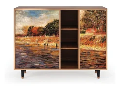 Aparador - 125x98x48 cm - BS2 - The Banks, Nogal