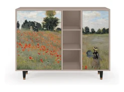 Aparador - 125x98x48 cm - BS2 - The Poppy Field , Latte