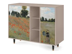 Aparador - 125x98x48 cm - BS2 - The Poppy Field , Latte