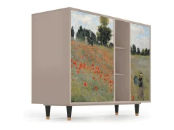 Aparador - 125x98x48 cm - BS2 - The Poppy Field , Latte
