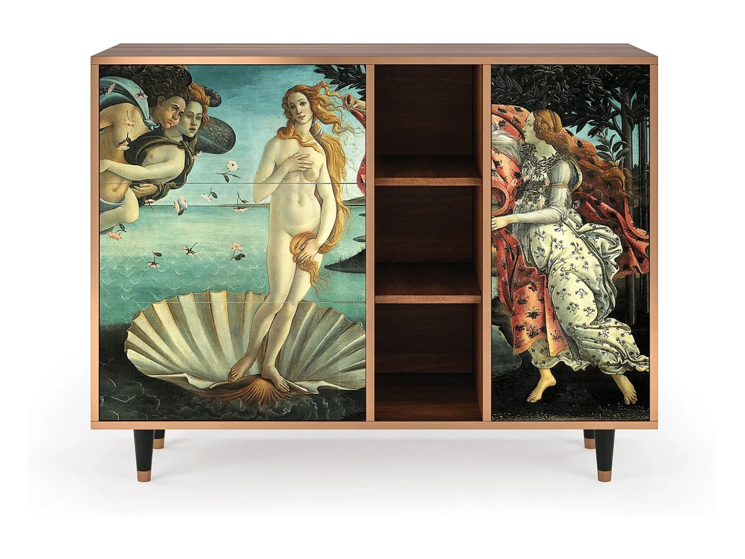 Aparador - 125x98x48 cm - BS2 - The Birth of Venus, Nogal