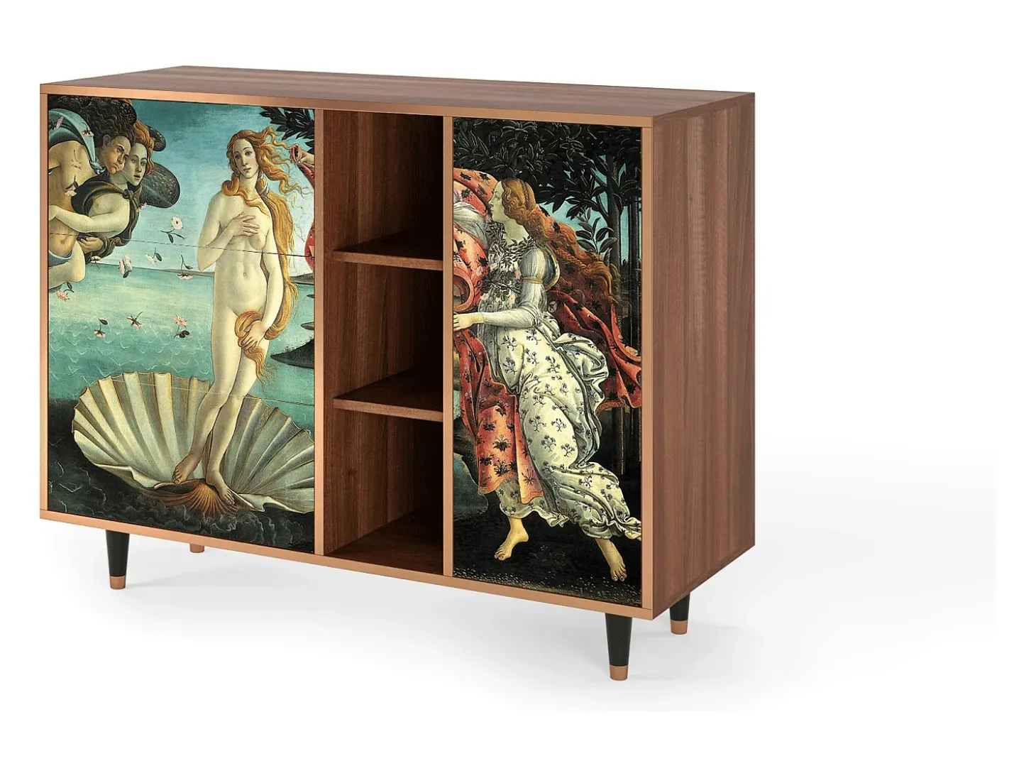 Aparador - 125x98x48 cm - BS2 - The Birth of Venus, Nogal