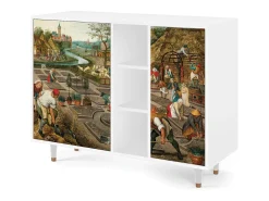 Aparador - 125x98x48 cm - BS2 - The Younger - Spring, Blanco