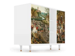 Aparador - 125x98x48 cm - BS2 - The Younger - Spring, Blanco