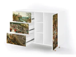 Aparador - 125x98x48 cm - BS2 - The Younger - Spring, Blanco