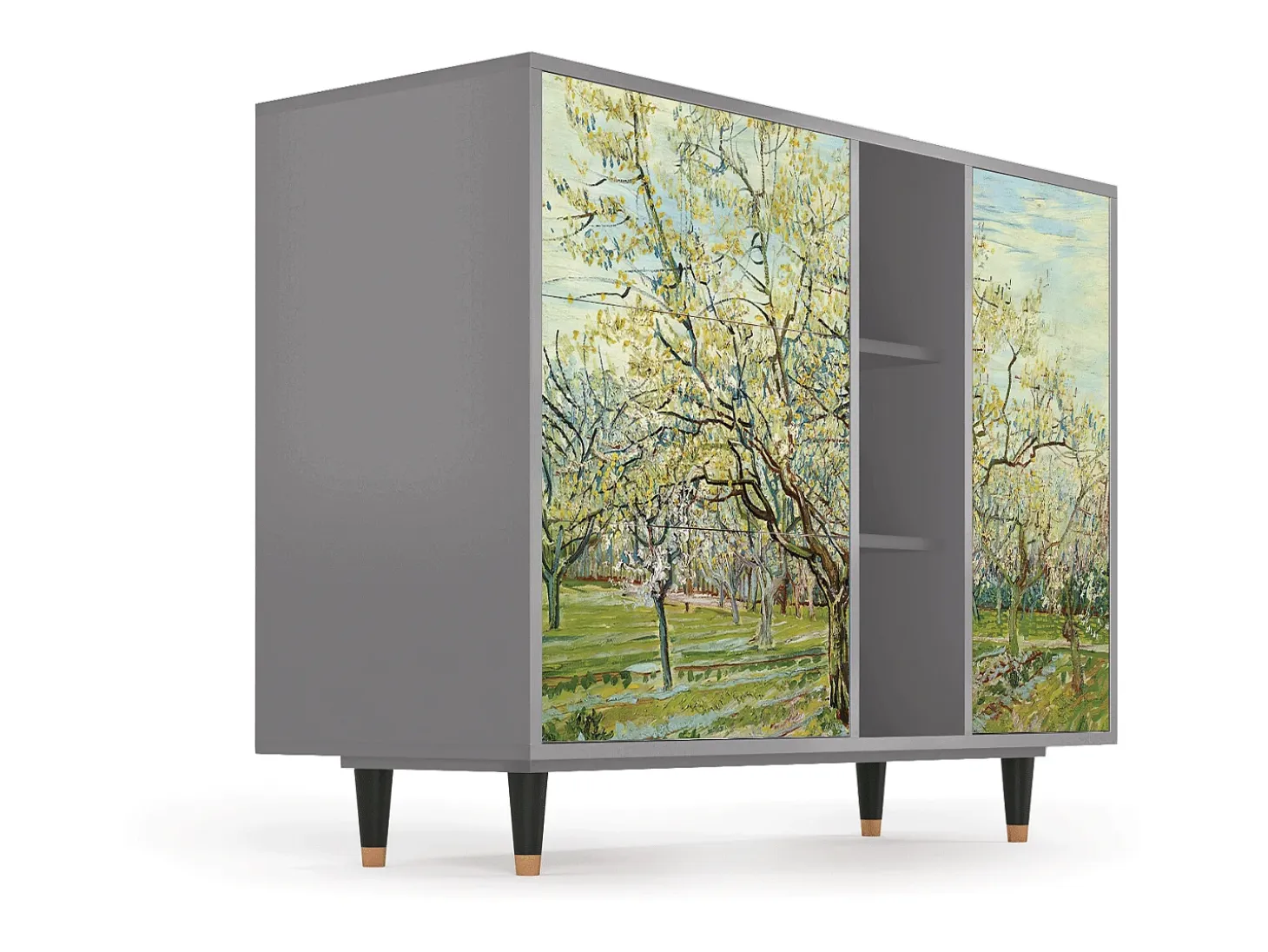 Aparador - 125x98x48 cm - BS2 - The Blanco Orchard, Nogal