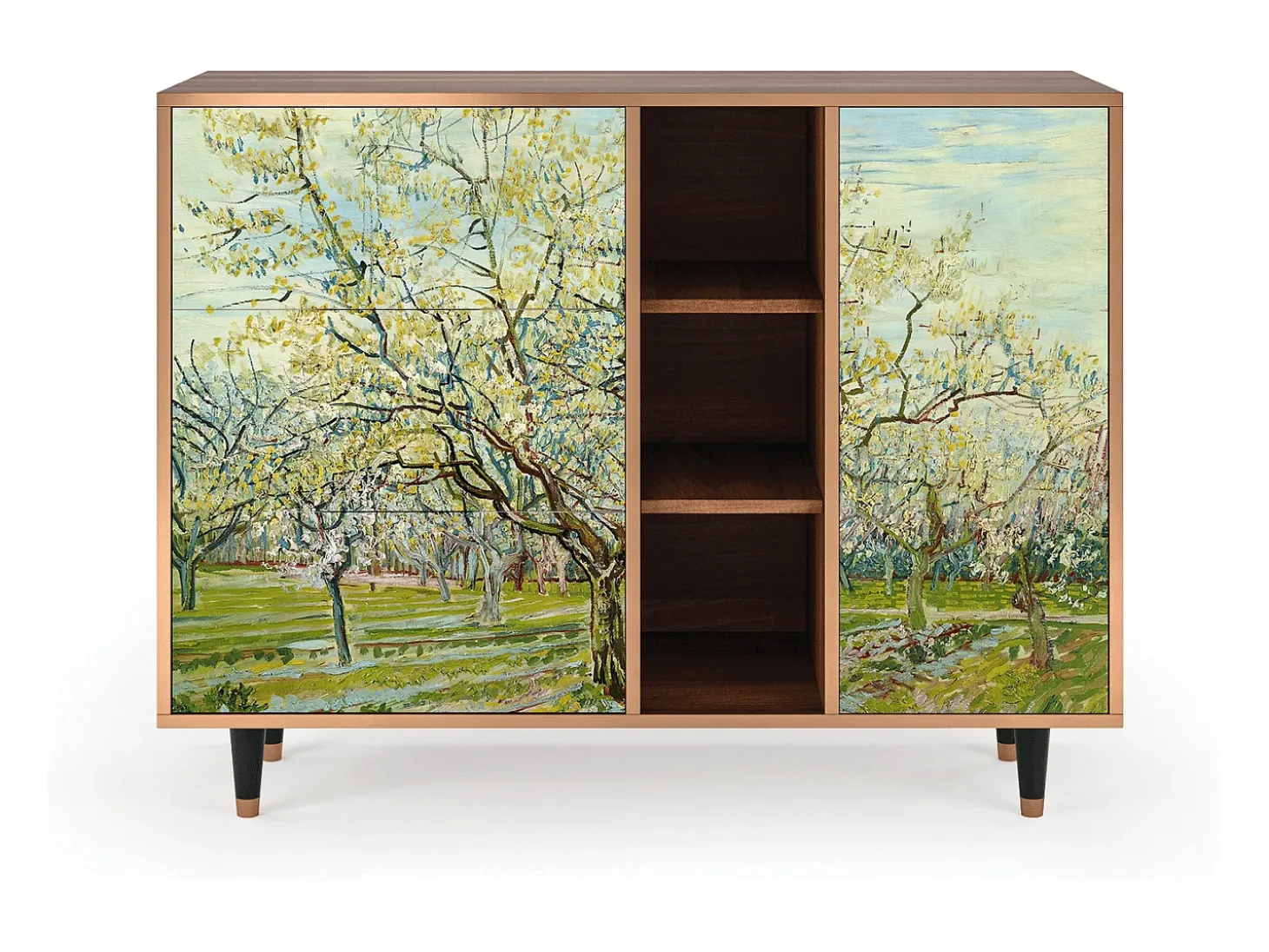Aparador - 125x98x48 cm - BS2 - The Blanco Orchard, Nogal