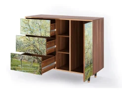 Aparador - 125x98x48 cm - BS2 - The Blanco Orchard, Nogal