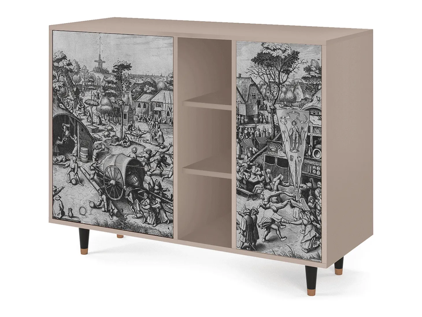Aparador - 125x98x48 cm - BS2 - The Festival of Saint, Latte