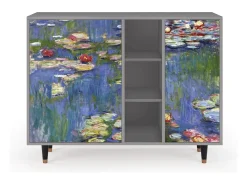 Aparador - 125x98x48 cm - BS2 - The water lily pond , Gris